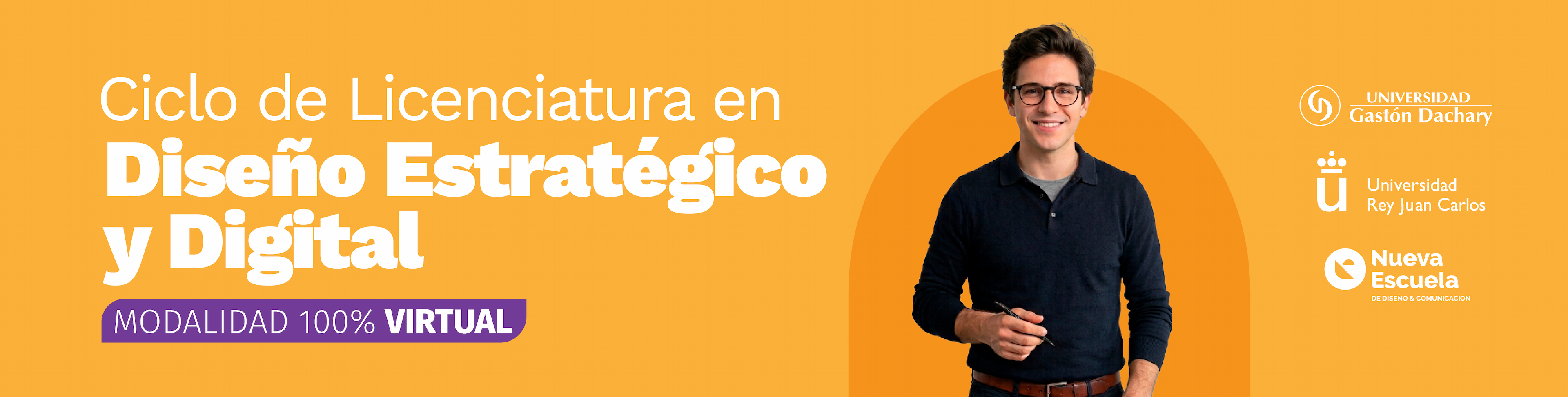 Banner de Ciclo de Licenciatura en Diseño Estratégico y Digital